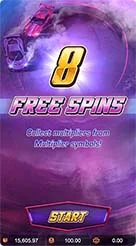 Speed Winner · Membaca indikator cara menang di atas gulungan dan status putaran aktif.