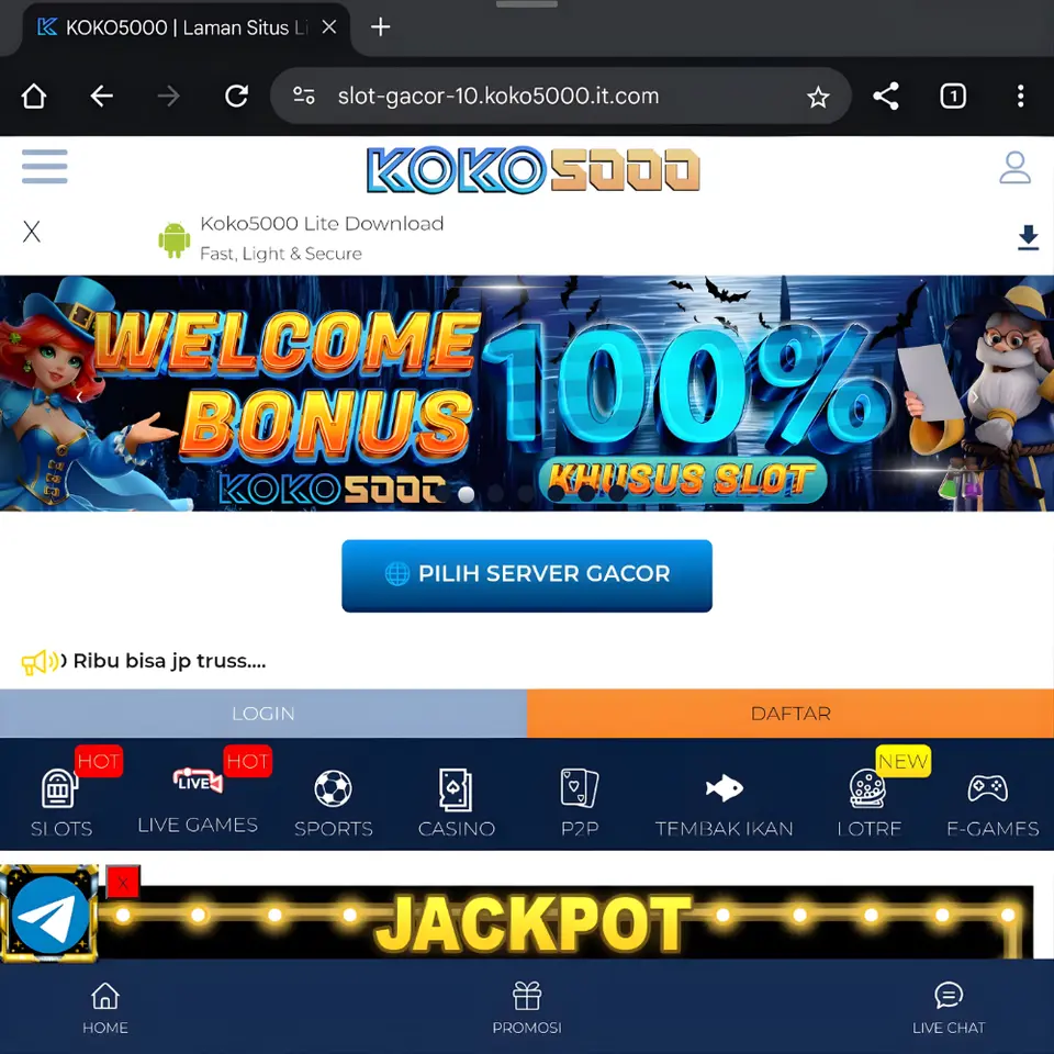 KOKO5000 Masuk Resmi 2026 Aplikasi